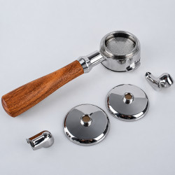 3-i-1-portafilter 4Barista 58 mm – E61 (trähandtag)
