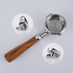 3-i-1-portafilter 4Barista 58 mm – E61 (trähandtag)