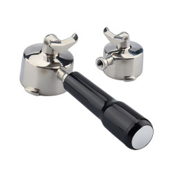 Portafilter med dubbelt utlopp 4Barista 51 mm – De’Longhi Dedica (svart handtag)