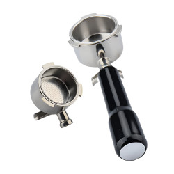 Portafilter med dubbelt utlopp 4Barista 51 mm – De’Longhi Dedica (svart handtag)