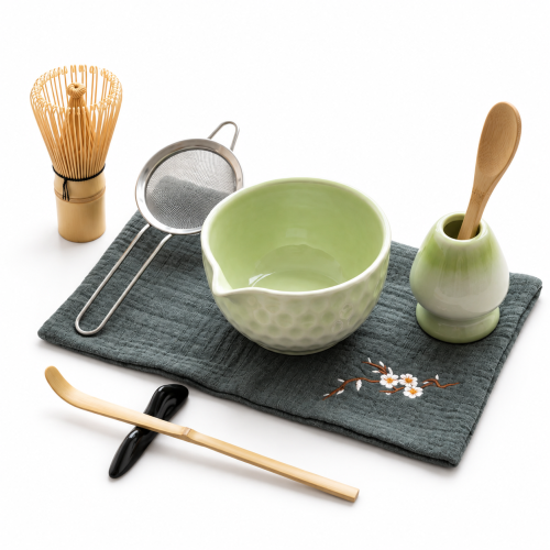 Matcha set 4Barista (light green) – en uppsättning av keramik för tillredning av matchate 