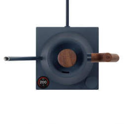Fellow Stagg EKG PRO stone blue + walnut | Vattenkokare Gooseneck