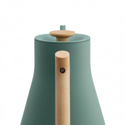 Fellow Stagg EKG Smoke green + Maple | Elektrisk vattenkokare Gooseneck