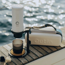 OutIn Nano 2 (Pearl white) - resebryggare för kaffe