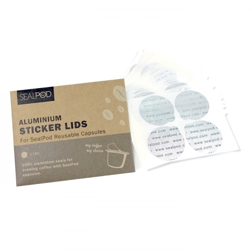 SEALPOD Aluminiumlock för Nespresso ® - 100 st