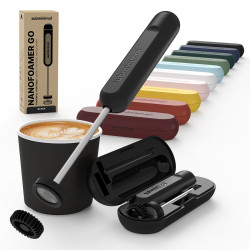 Subminimal NanoFoamer GO (black) – mjölkskummare