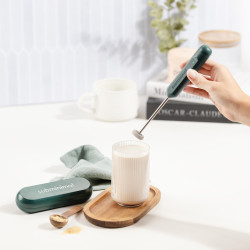 Subminimal NanoFoamer GO (terracota) – mjölkskummare