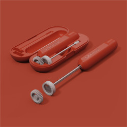 Subminimal NanoFoamer GO (terracota) – mjölkskummare