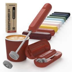 Subminimal NanoFoamer GO (terracota) – mjölkskummare
