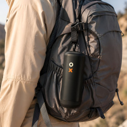 Timemore × Nuttii OX Lite – bärbar elektrisk kaffekvarn (svart)