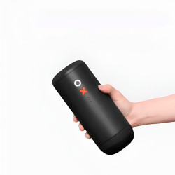 Timemore × Nuttii OX Lite – bärbar elektrisk kaffekvarn (svart)