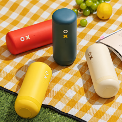 Timemore × Nuttii OX Lite – bärbar elektrisk kaffekvarn (orange)
