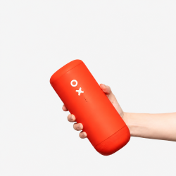 Timemore × Nuttii OX Lite – bärbar elektrisk kaffekvarn (orange)