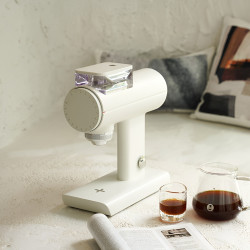 Timemore Sculptor 078 - elektrisk kaffekvarn (vit)