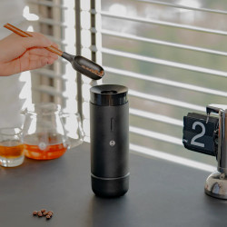 Timemore Whirly 01S (svart) – elektrisk kaffekvarn