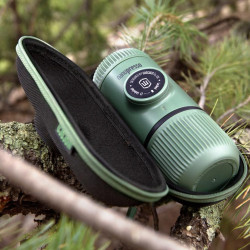 Wacaco NanoPresso (mossgrönt) + hårt skal - Begagnad